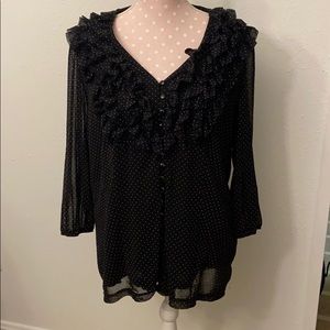 Apt 9 size 1X black top